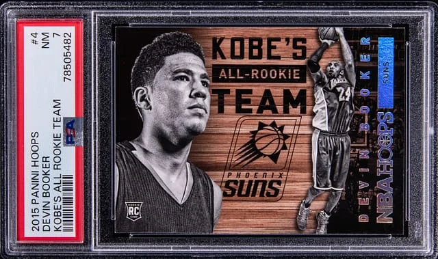2015-16 Panini Hoops Devin Booker Kobe's All Team #4 card image