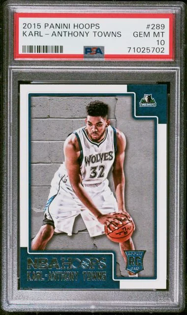2015-16 Panini Hoops Karl-Anthony Towns Silver #289 card image