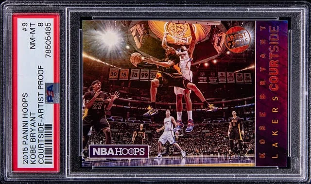 2015-16 Panini Hoops Kobe Bryant Courtside Artist Proof #9 card image