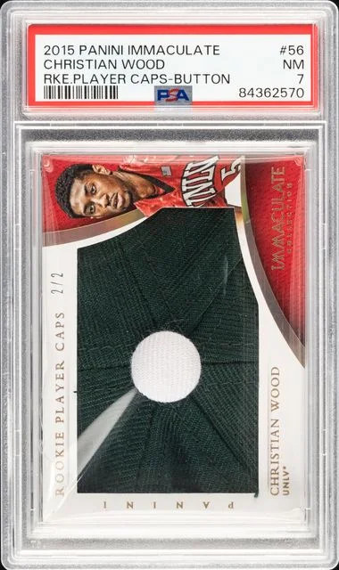 2015-16 Panini Immaculate Christian Wood Player Caps Button #56 card image