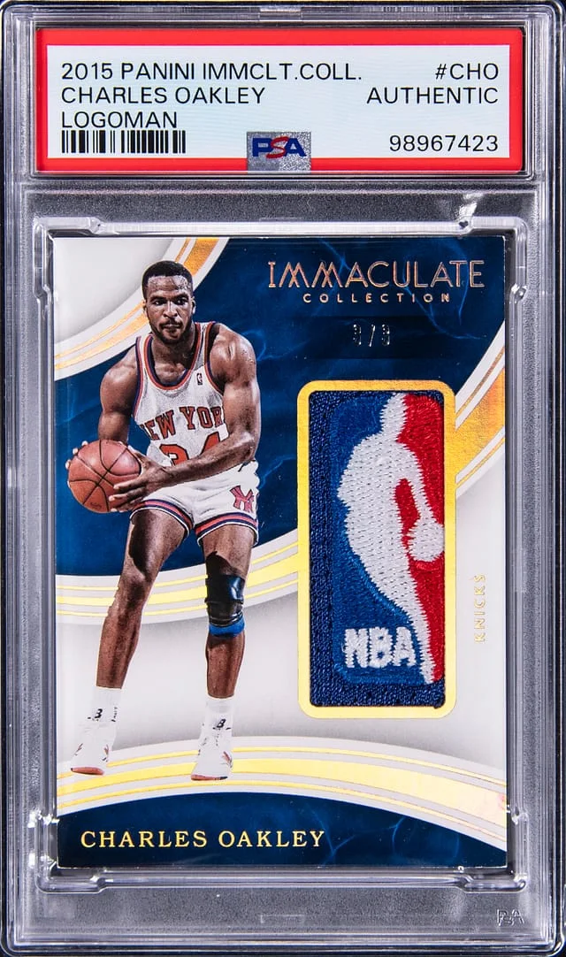 2015-16 Panini Immaculate Collection Charles Oakley Logoman #LM-CHO card image