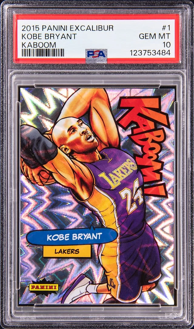 2015-16 Panini Kobe Bryant Excalibur Kaboom #1 card image