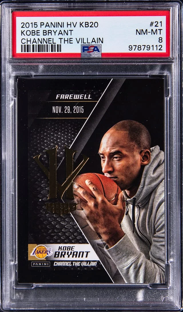 2015-16 Panini Kobe Bryant Kobe Herovillain Channel The Villain #21 card image
