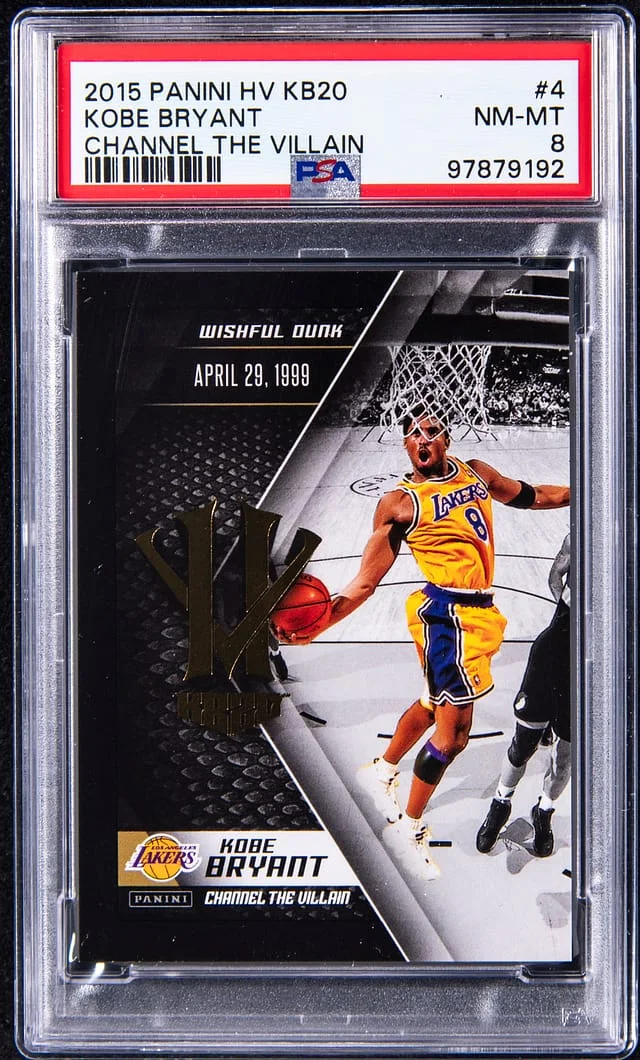 2015-16 Panini Kobe Bryant Herovillain KB20 Channel The Villain #4 card image