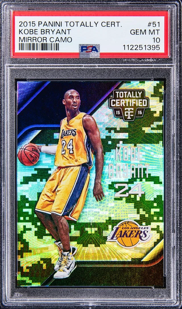 2015-16 Panini Kobe Bryant Totally Certified Mirror Camo #51 card image