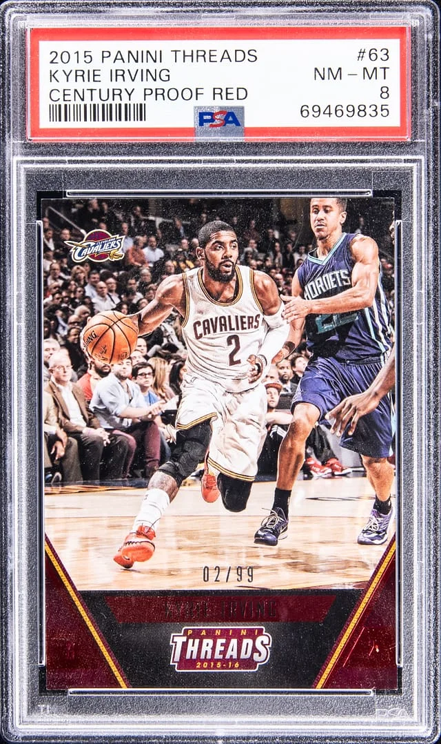 2015-16 Panini Kyrie Irving Threads Century Proof Red #63 card image