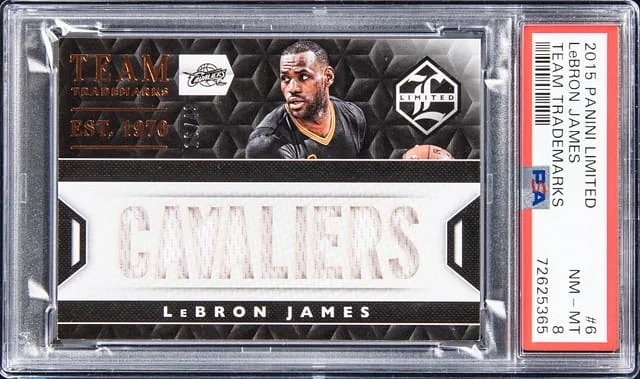 2015-16 Panini LeBron James Limited Team Trademarks #6 card image