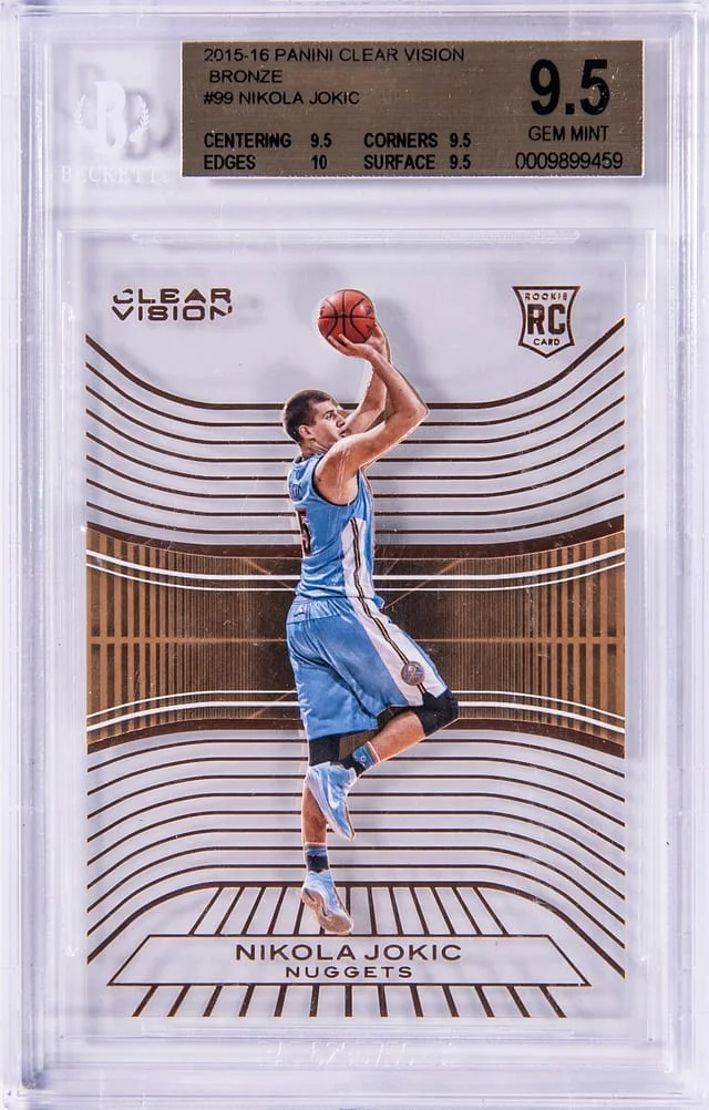 2015-16 Panini Nikola Jokic Clear Vision Bronze #99 card image