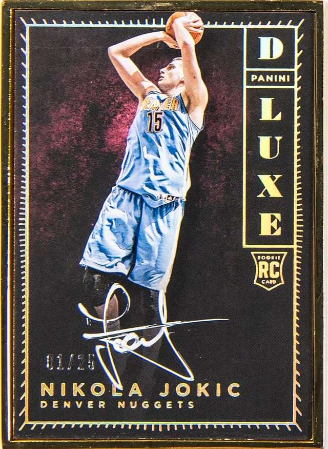 2015-16 Panini Nikola Jokic Luxe DLuxe #DLX-NJK card image