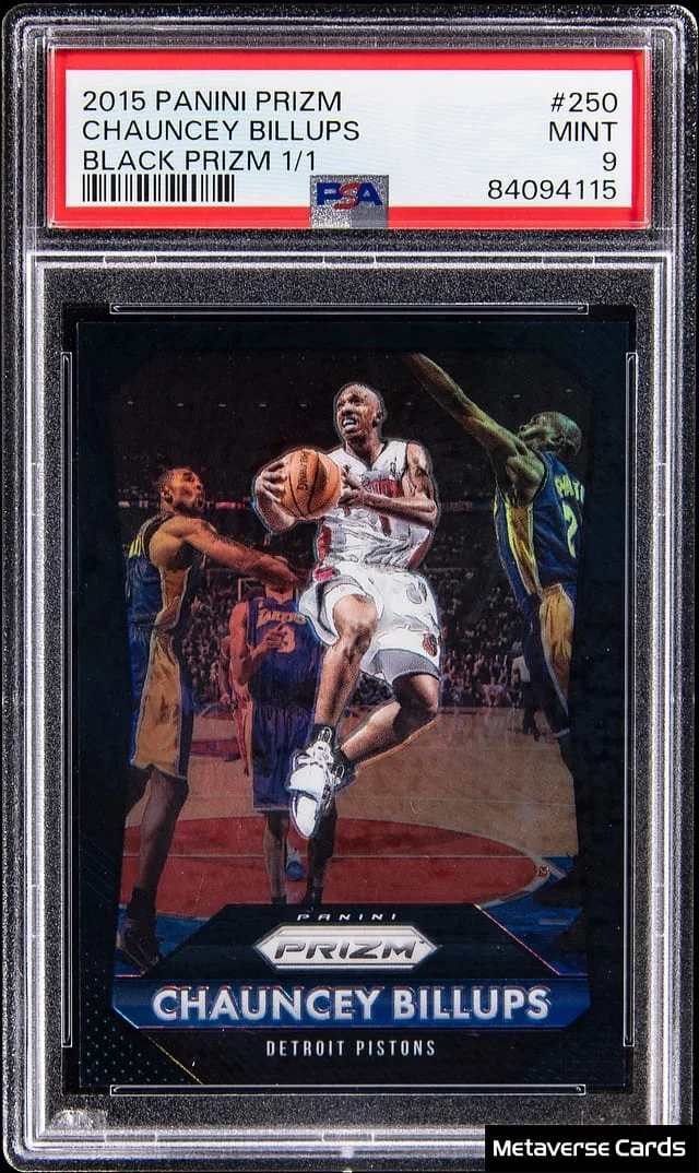 2015-16 Panini Prizm Chauncey Billups Black Prizm #250 card image