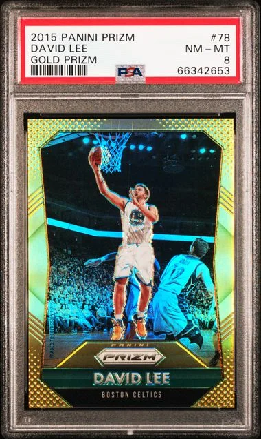 2015-16 Panini Prizm David Lee Gold Prizm #78 card image