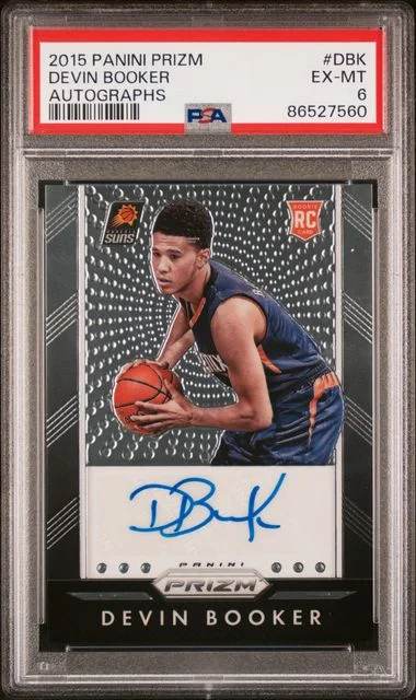 2015-16 Panini Prizm Devin Booker Autograph #DBK card image