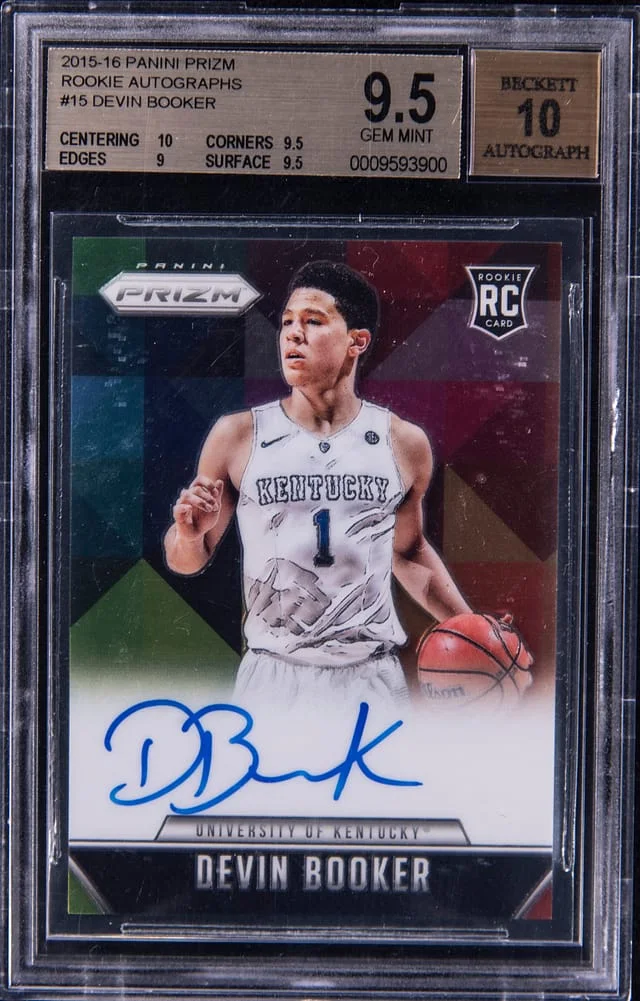 2015-16 Panini Prizm Devin Booker Autograph #RS-DN card image