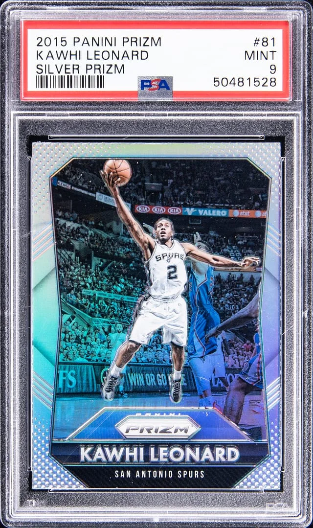 2015-16 Panini Prizm Kawhi Leonard Silver #81 card image