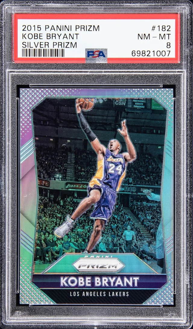 2015-16 Panini Prizm Kobe Bryant Silver Prizm #182 card image