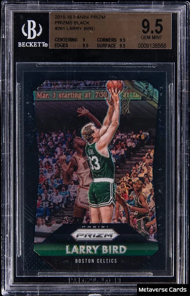 2015-16 Panini Prizm Larry Bird Black Prizm #261 card image