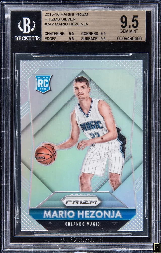 2015-16 Panini Prizm Mario Hezonja Silver Prizm #342 card image