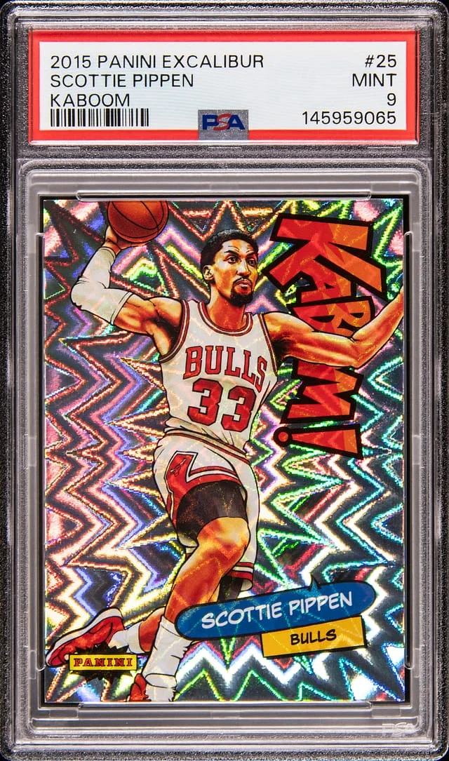 2015-16 Panini Scottie Pippen Excalibur Kaboom #25 card image