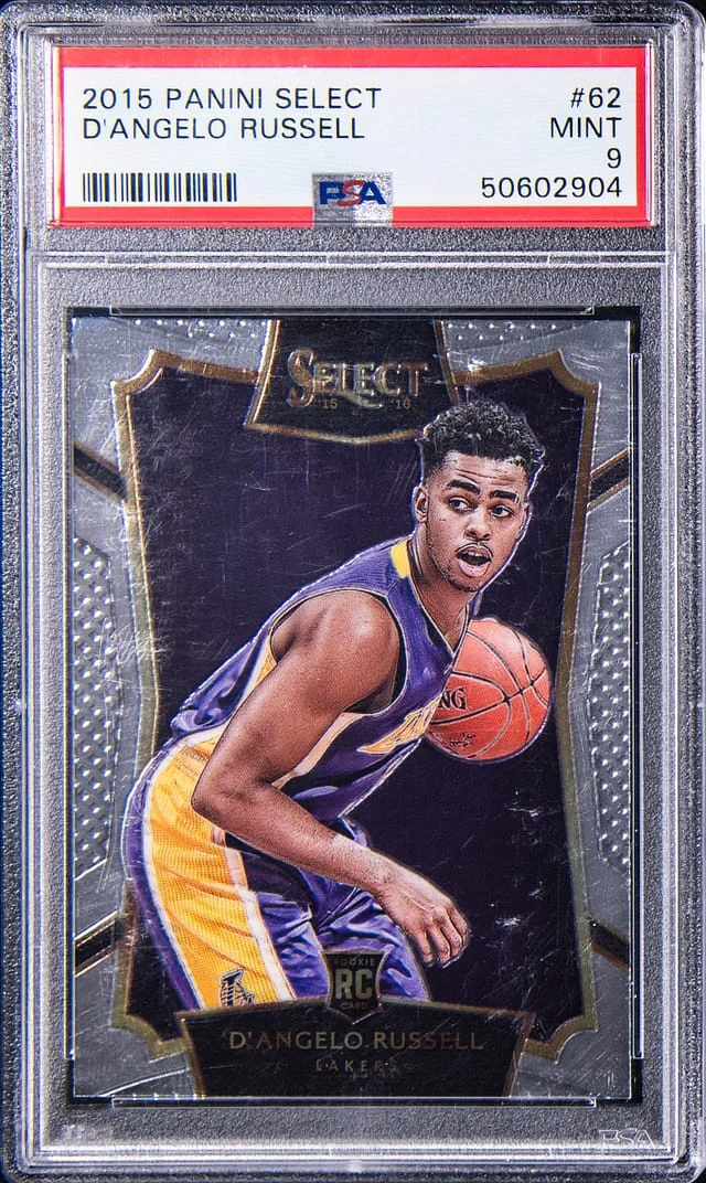 2015-16 Panini Select D'Angelo Russell #62 card image
