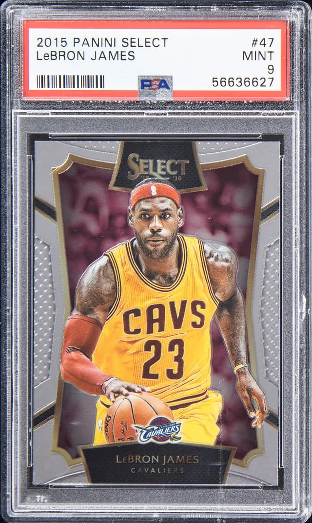 2015-16 Panini Select LeBron James #47 card image