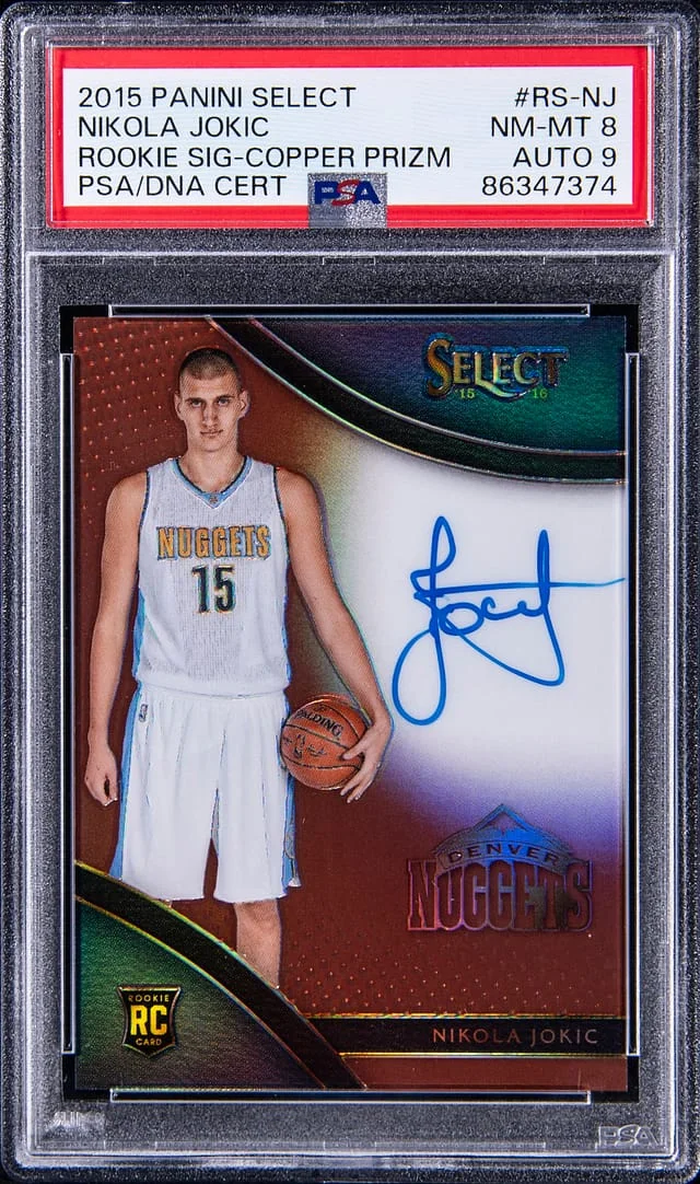 2015-16 Panini Select Nikola Jokic Signatures #RS-NJ card image