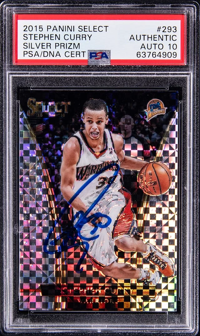 2015-16 Panini Select Stephen Curry Silver Prizm #293 card image