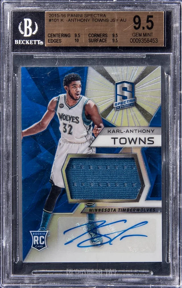 2015-16 Panini Spectra Karl-Anthony Towns #101 card image