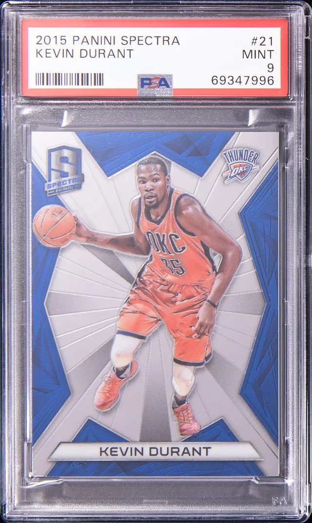 2015-16 Panini Spectra Kevin Durant #21 card image