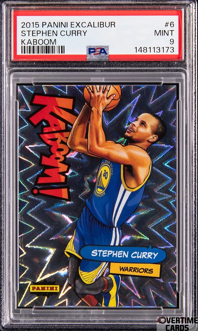 2015-16 Panini Stephen Curry Excalibur Kaboom! #6 card image