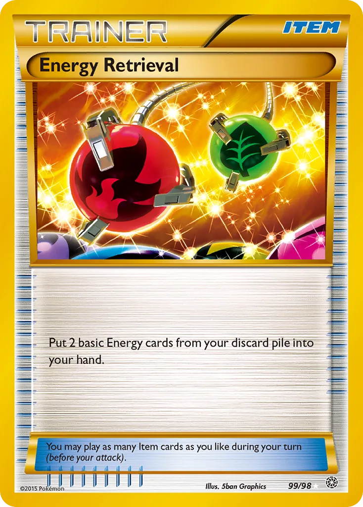 2015 Ancient Origins Energy Retrieval #99/98 Rare Secret card image