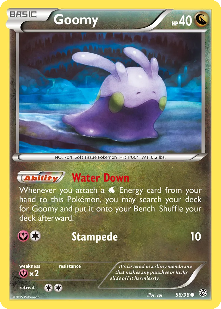 2015 Ancient Origins Goomy #58/98 Common card image