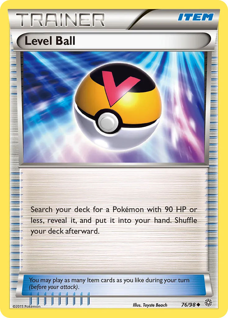 2015 Ancient Origins Level Ball Uncommon #76/98 Uncommon card image