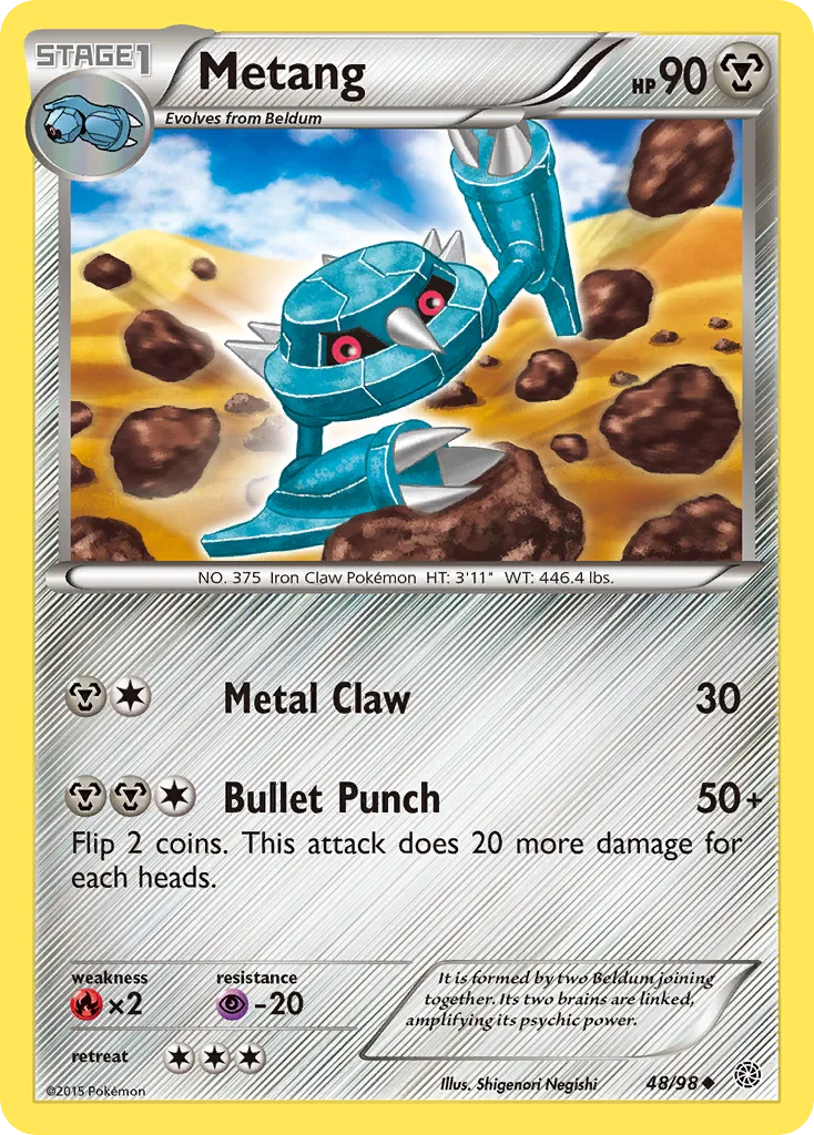 2015 Ancient Origins Metang #48/98 Uncommon card image