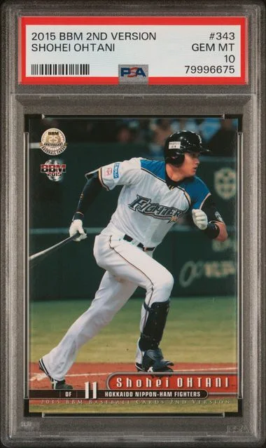 2015 Bbm 2nd Version Shohei Ohtani #343 card image