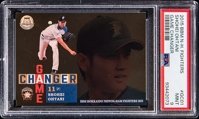 2015 BBM Hokkaido Nippon Ham Fighters Game Changer Shohei Ohtani #GC01 card image