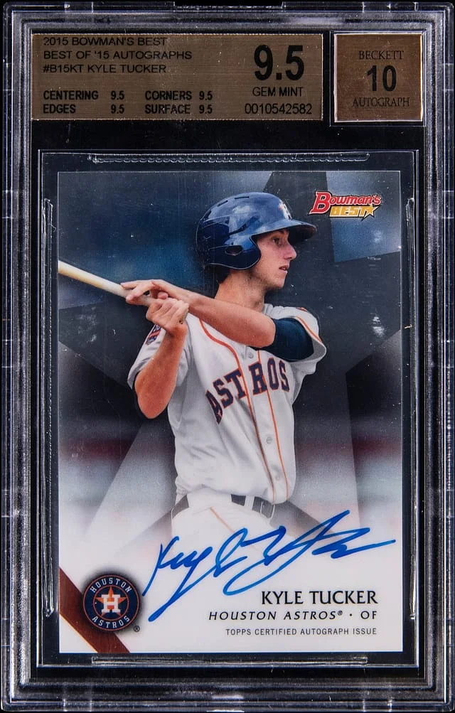 2015 Bowman Best Kyle Tucker Best of 2015 Autographs #B15-KT card image