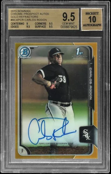 2015 Bowman Chrome Carlos Rodon #BCAPCCR card image