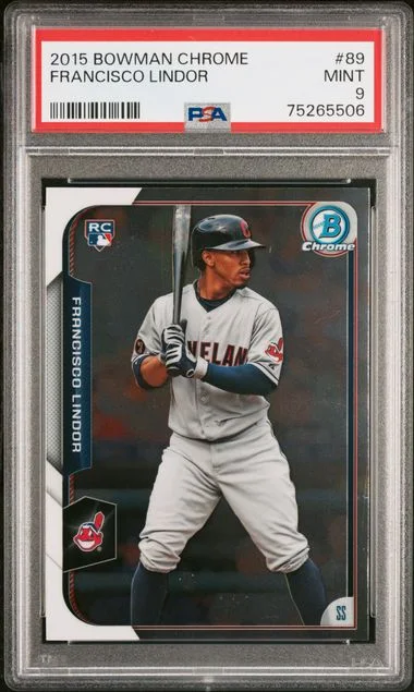 2015 Bowman Chrome Francisco Lindor #89 card image