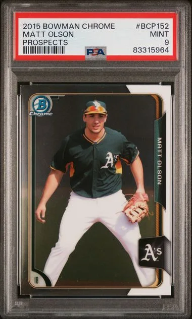 2015 Bowman Chrome Prospects Matt Olson #BCP152 card image