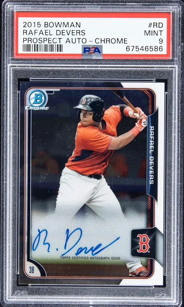 2015 Bowman Chrome Prospects Rafael Devers #BCAP-RD card image