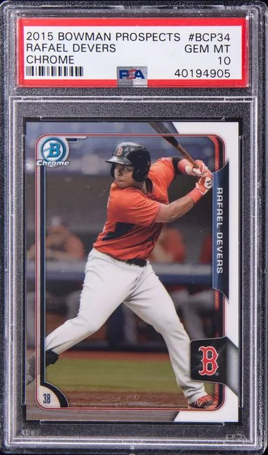 2015 Bowman Chrome Prospects Rafael Devers #BCP34 card image