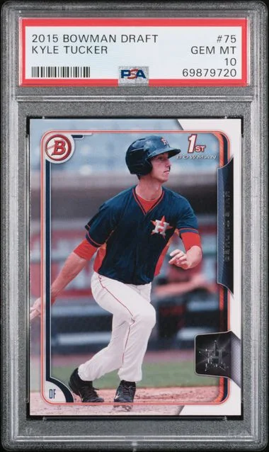 2015 Bowman Draft Kyle Tucker Chrome-Refractor #75 card image
