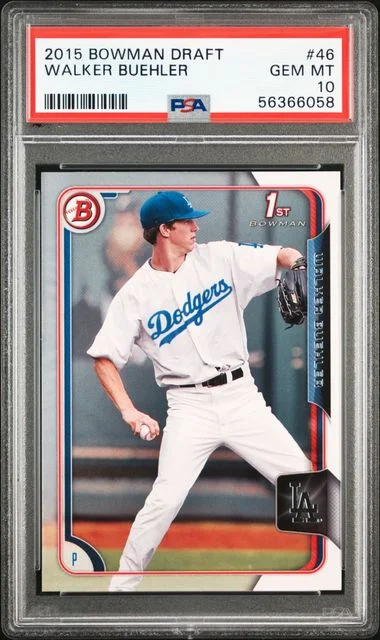2015 Bowman Draft Walker Buehler #46 card image