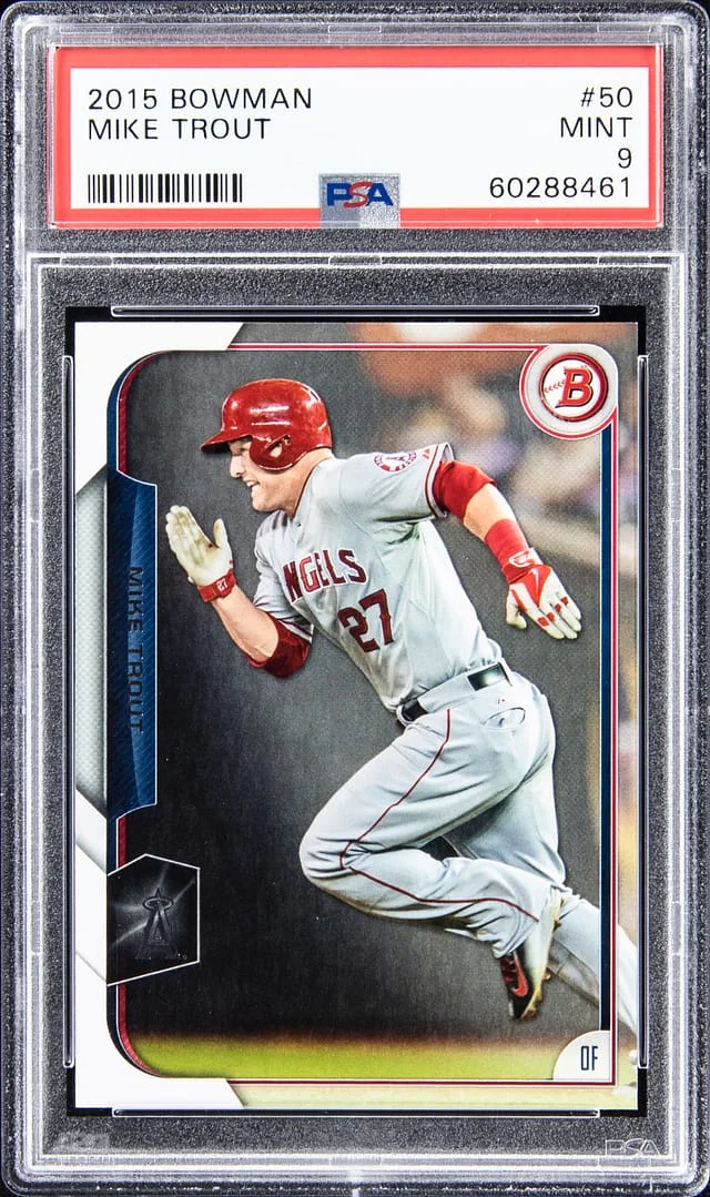 2015 Bowman Mike Trout #50 card image