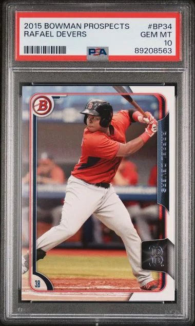 2015 Bowman Rafael Devers Prospects #BP34 card image