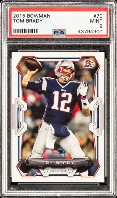 2015 Bowman Tom Brady #70 card image