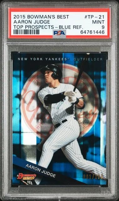 2015 Bowman's Best Aaron Judge Top Prospects #TP-21 card image