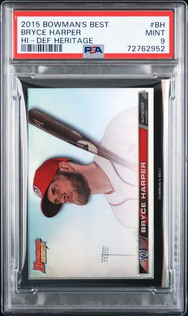 2015 Bowman's Best Bryce Harper Hi-Def Heritage #HDH-BH card image