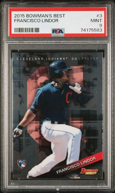 2015 Bowman's Best Francisco Lindor #3 card image