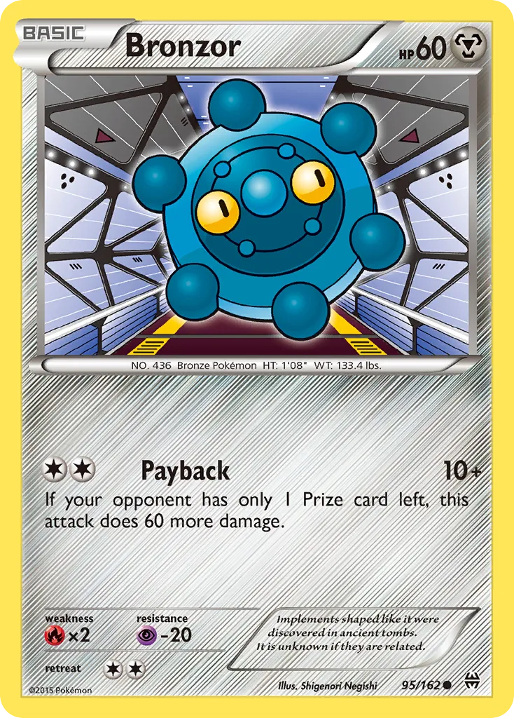 2015 BREAKthrough Bronzor Common #095/162 Common card image